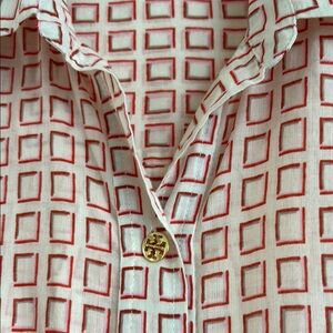 Tory Burch blouse/ swim coverup size XS